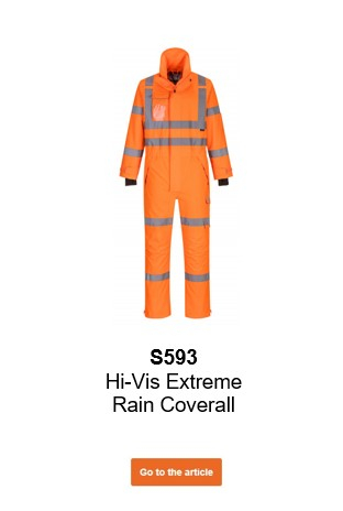 Image of the Extreme S593 overall in orange with a link to the article page.